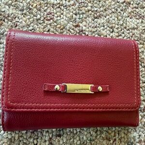 Liz Claiborne Small Red Wallet